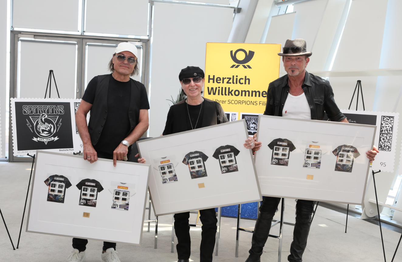 Scorpions Commemorative Stamp Presentation