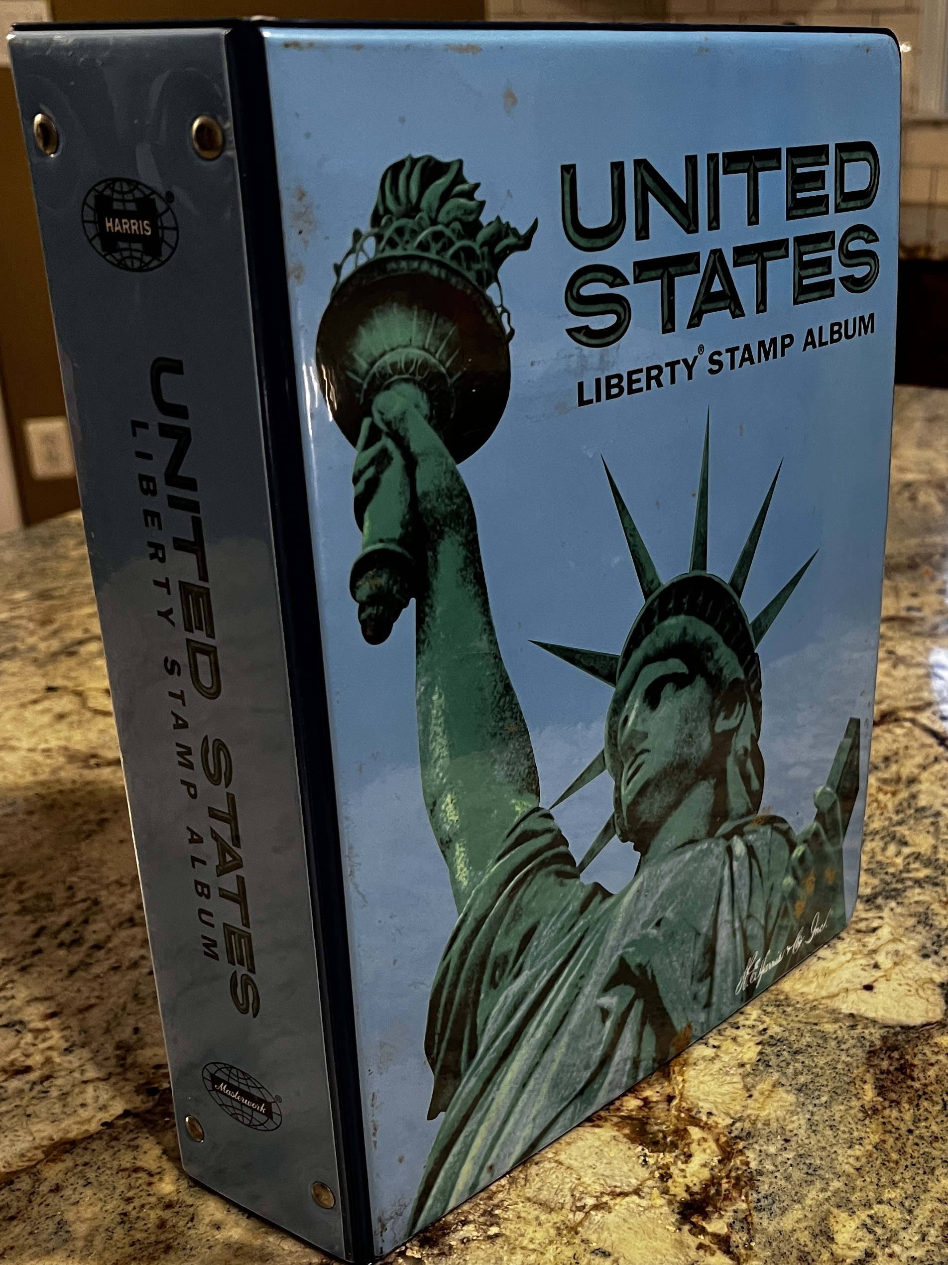 USED- Harris USA Liberty Stamp Album (Binder Only)