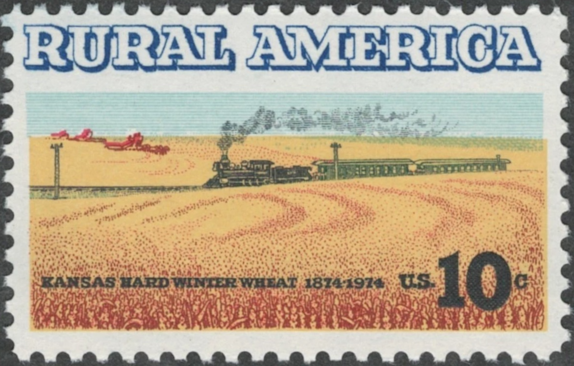 10c Rural America: Winter Wheat and Train